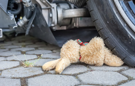 Gefahr für Kinder auf der Strasse