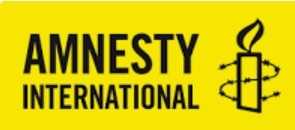 Logo d'Amnesty International avec bougie et cadenas.