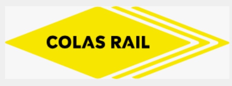Logo de Colas Rail, entreprise de signalisation ferroviaire.